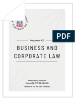 Business and Corp Law A2