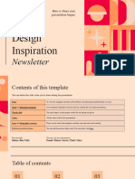 Design Inspiration Newsletter by Slidesgo