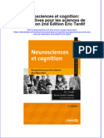 Download pdf of Neurosciences Et Cognition Perspectives Pour Les Sciences De Leducation 2Nd Edition Eric Tardif full chapter ebook 