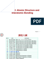 Ch2 Atomic Structure and Interatomic Bonding