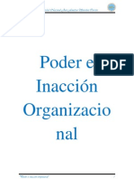 EL PODER2 y La Inaccion Organizacional