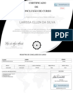 Certificado Sap - Larissa Ellen