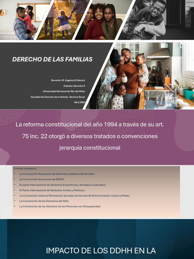 Impacto de los DDHH en el Derecho Familiar | PDF | Derechos humanos ...