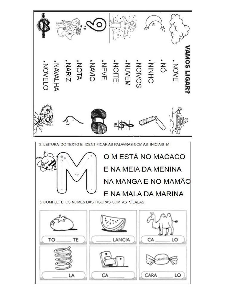 Atividades M e N | PDF