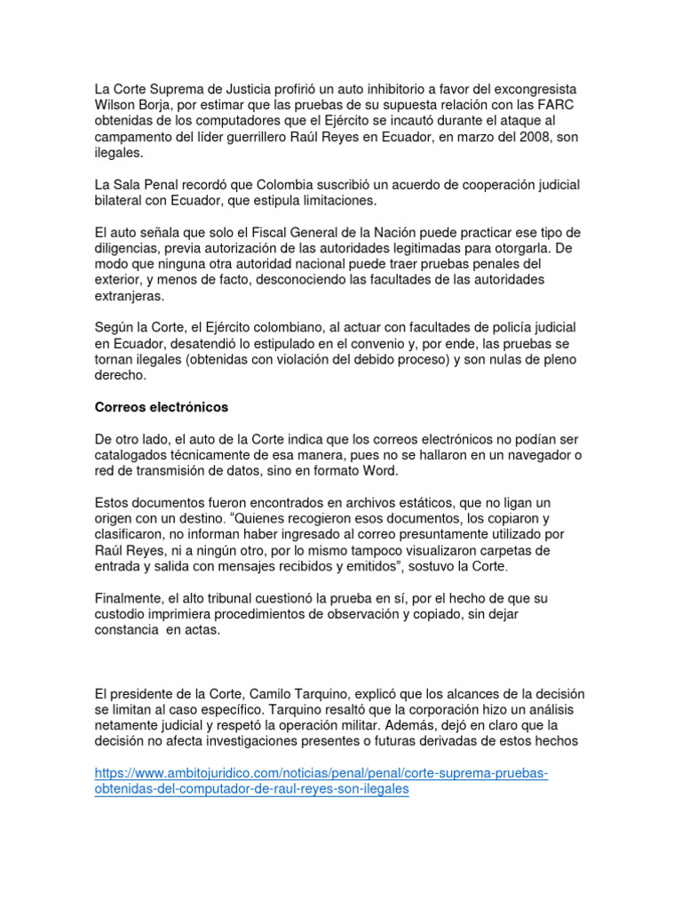 Raul Reyes Computadores | PDF | Ciencias sociales