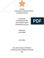 Diagrama de Modelo de Dominio Del Proyecto