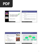 cost effective - quick usability testing