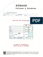 Protocolo Stroop A Colores