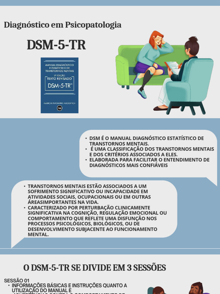 DSM-5-TR: Diagnóstico e Atualizações | PDF | Distúrbio mental | Manual ...