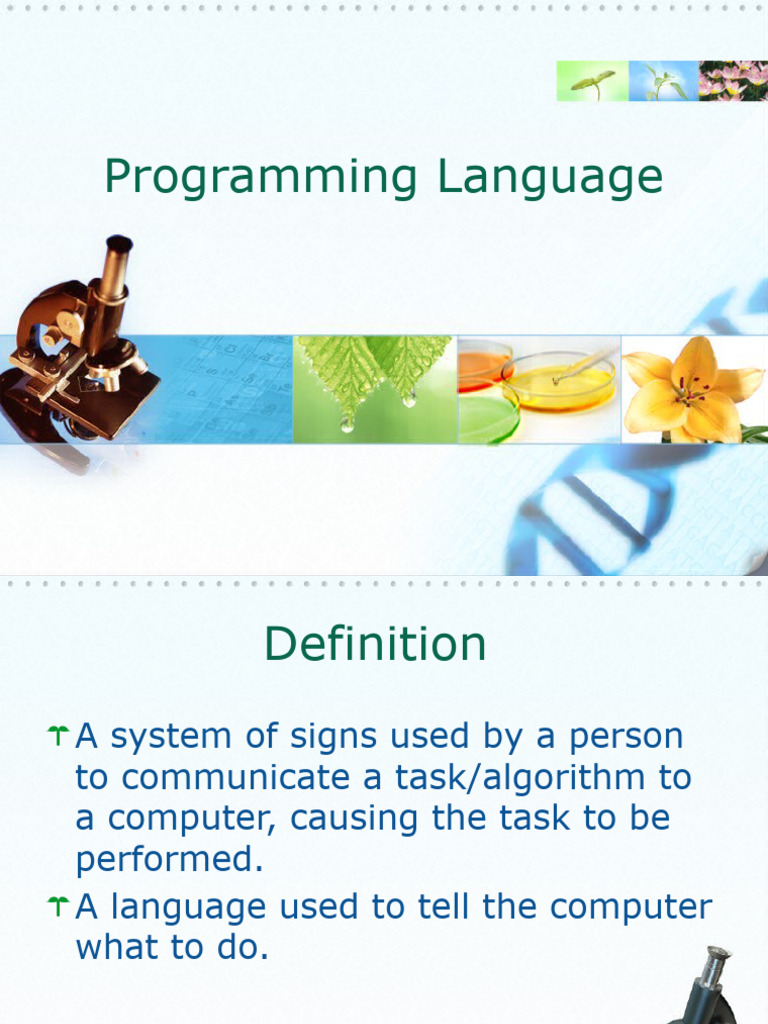 Programming Language | Download Free PDF | Programming Language ...