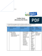 Lembar Kerja Rencana Aksi Nyata