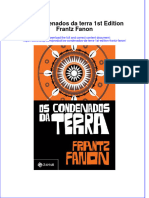 PDF of Os Condenados Da Terra 1St Edition Frantz Fanon Full Chapter Ebook