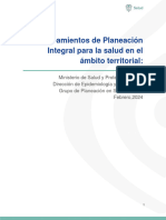 Lineamiento de Planeacion Integral Para La Salud