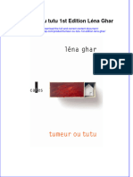 PDF of Tumeur Ou Tutu 1St Edition Lena Ghar Full Chapter Ebook