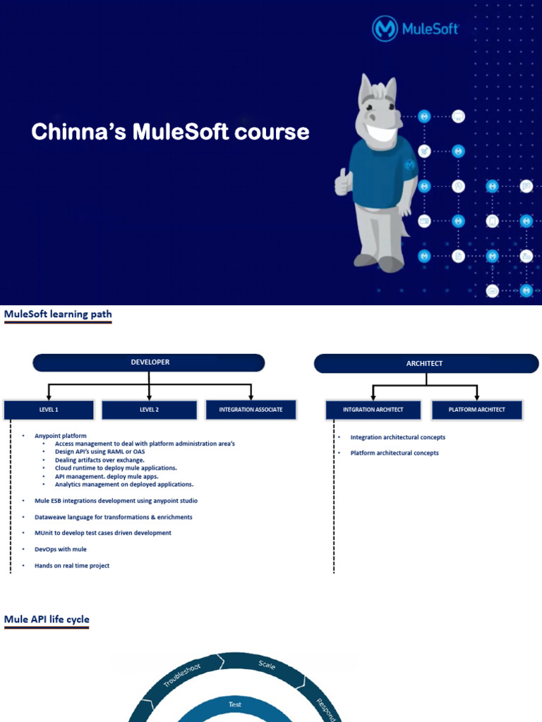 Chinna's MuleSoft Training Course | PDF | Web Service | Soap