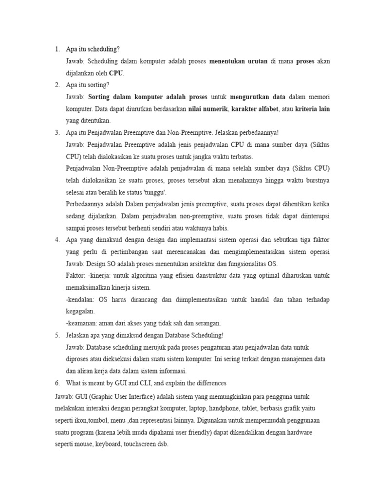 Jawaban Dan Soal | PDF