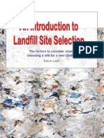 Intro to Landfill Site Selection