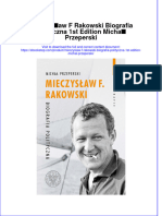 Full Download Mieczyslaw F Rakowski Biografia Polityczna 1St Edition Michal Przeperski Online Full Chapter PDF