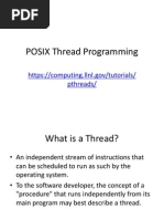 POSIX Thread Programming: Pthreads