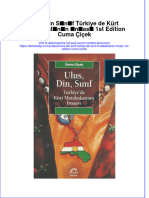 PDF of Ulus Din Sinif Turkiye de Kurt Mutabakatinin Insasi 1St Edition Cuma Cicek Full Chapter Ebook