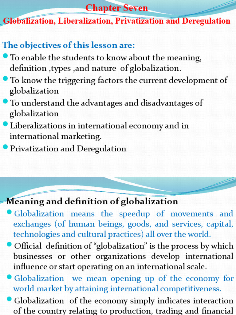 Understanding Globalization Dynamics | PDF | Globalization | Economies