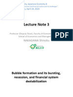 Japanese Economy B Lecture Note 3