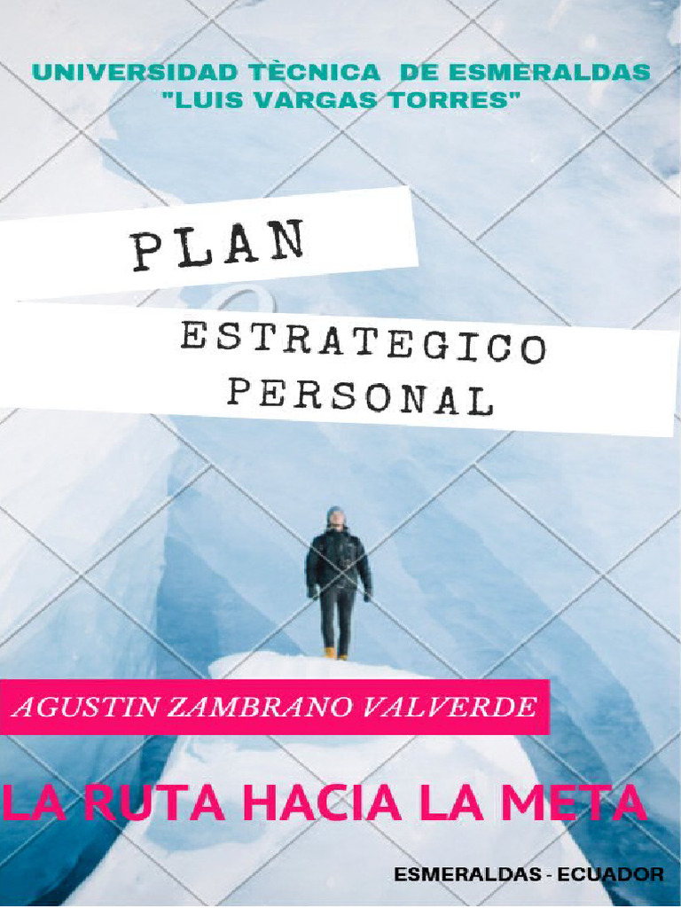 Plan Estratégico Personal de Agustín Zambrano | PDF | Análisis FODA ...
