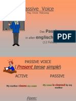 Passive Voice: Passiv Englischen Zeiten