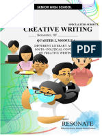 Creative Writing: Quarter 2, Module 6