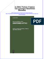 PDF of Oratores Attici Tomus 3 Isaeus Dinarchus Lycurgus Aeschines Demades Full Chapter Ebook
