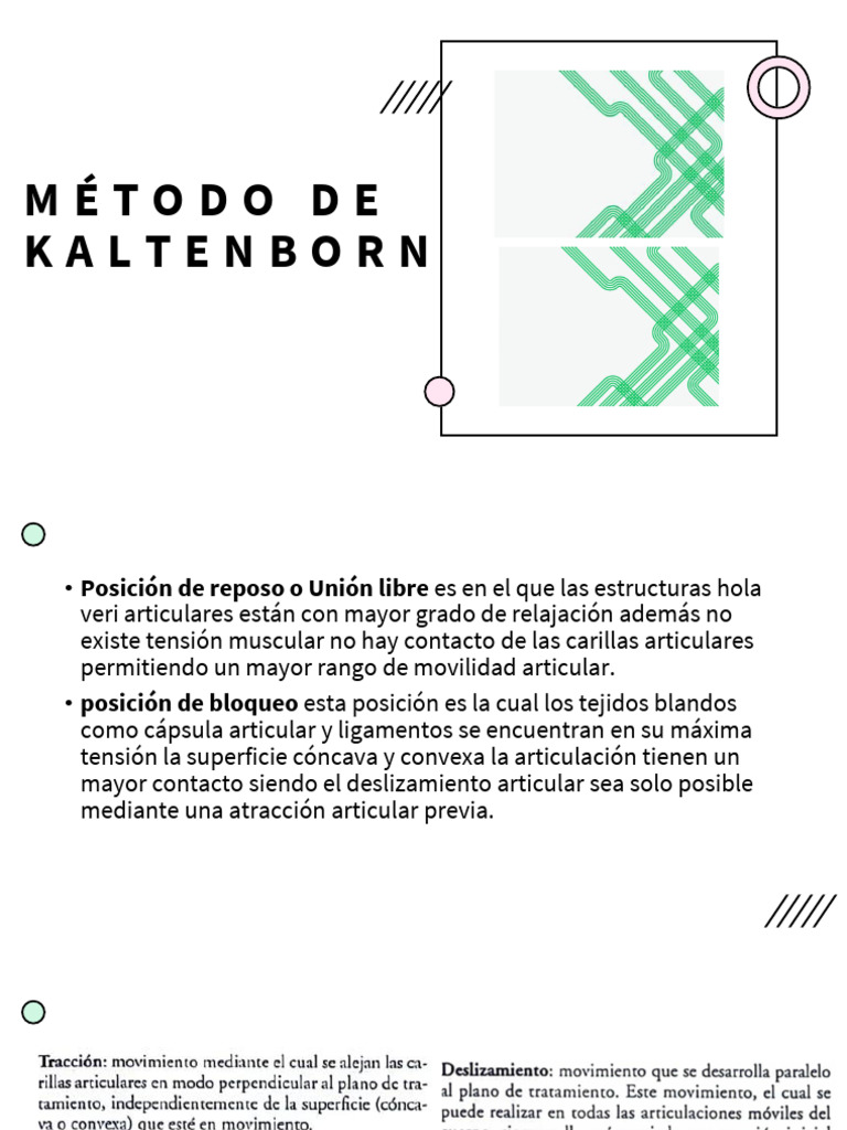 Método Kaltenborn en Fisioterapia | PDF
