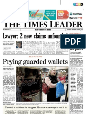 Times Leader 11-24-2011, PDF, Syria