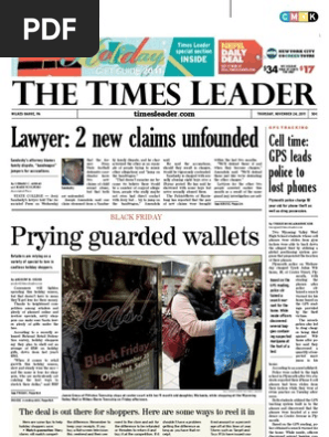 Times Leader 11-24-2011, PDF, Syria