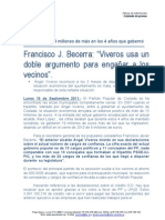 NP110919 Viveros usa doble argumento para engañar a los vecinos de Coslada