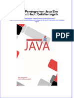 Full Download Dasar Pemrograman Java Eko Hariyanto Indri Sulistianingsih Online Full Chapter PDF