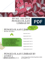 Materi Pengelolaan Limbah B3 PP 101 2014