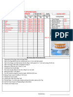 Victoria Sponge Cake Ambitious ###: Recipe For: Students Name: Date: Recipe No