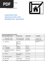 Civil Specification