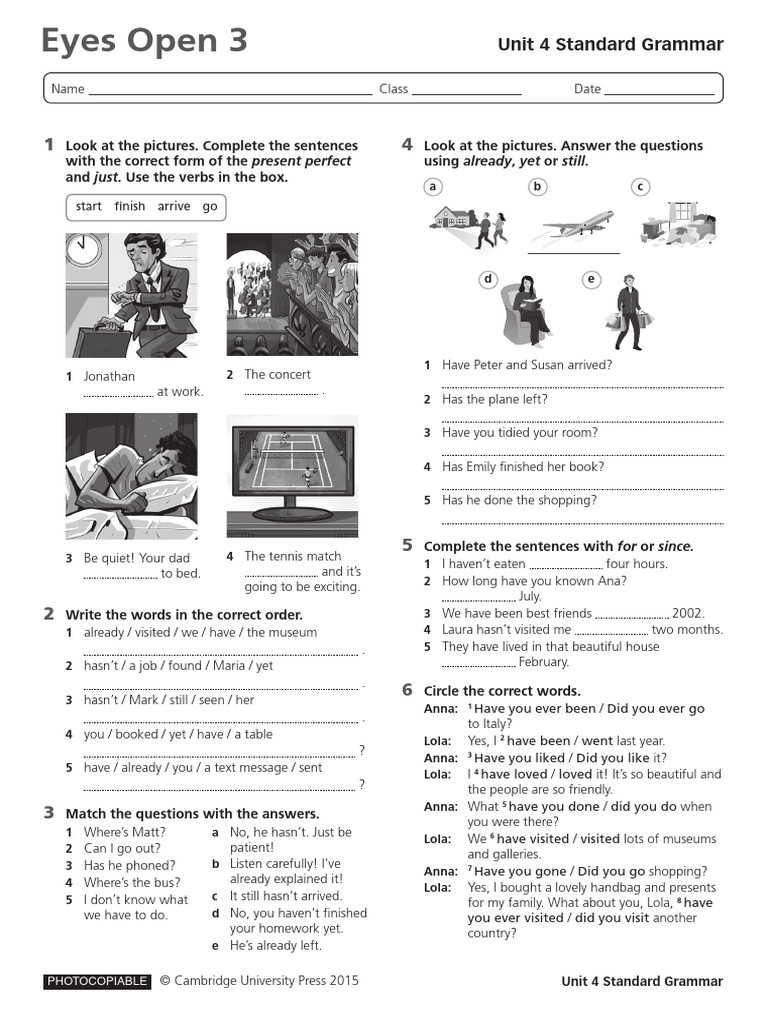Unit 4 Grammar Standard Pdf Languages Foreign Language Studies