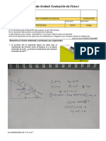 II Unidad - Examen Parcial Física 1