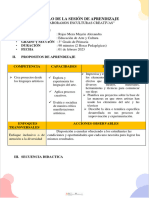 Titulo de La Sesión de Aprendizaje: I. Datos Generales