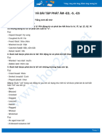 Quy T Ắc Và Bài Tập Phát Âm -Ed, -S, -Es: Vững vàng nền tảng, Khai sáng tương lai