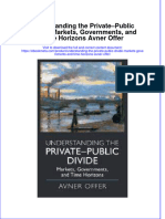Full Ebook of Understanding The Private Public Divide Markets Governments and Time Horizons Avner Offer Online PDF All Chapter