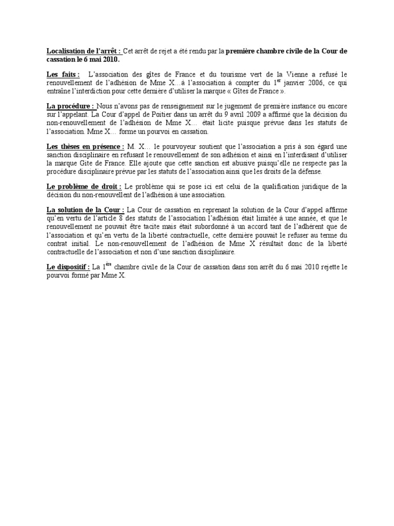 Arret Blanco Fiche D Arret TD1 Fiche d'arrêt 1