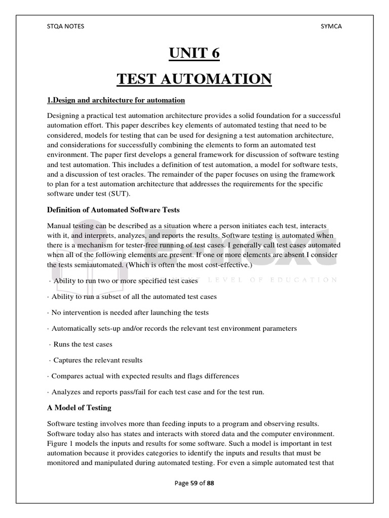 Test Automation Architecture Guide | PDF | Software Testing | Object ...