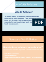 Sources of Air Pollution GEOGRAPHY INT