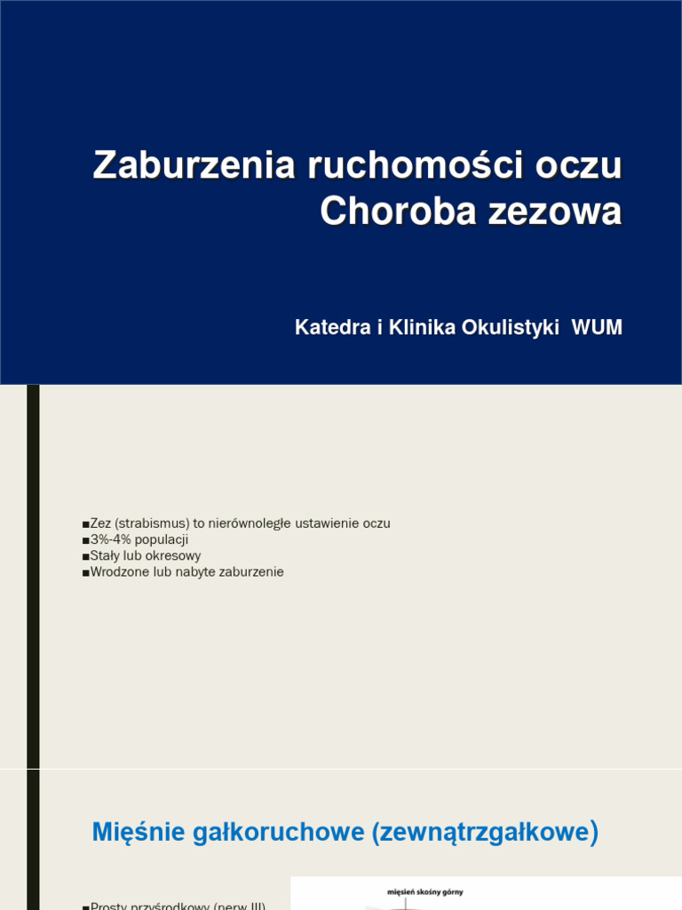 Choroba Zezowa | PDF