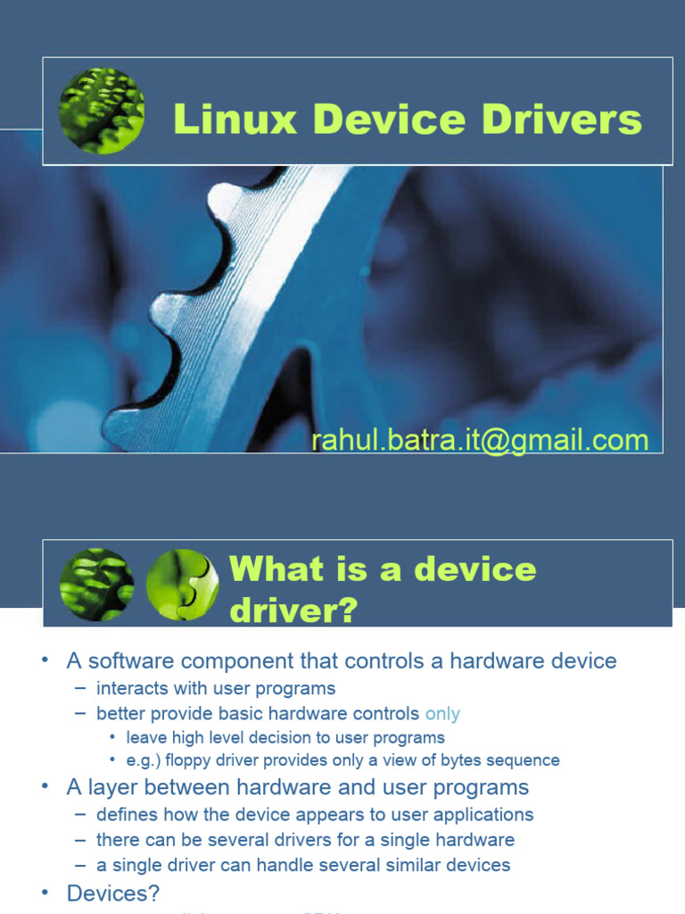 Dokumen - Tips - Linux Device Driverldd | PDF | Kernel (Operating ...