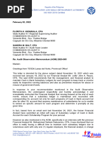 AOM Response Letter - PO LDN
