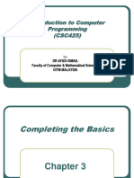 Chapter 3 - COMPONEN OF PROGRAMMING II (CSC425)